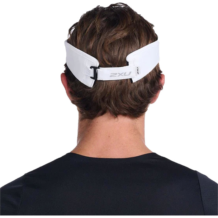 2024 2XU Run Visor UQ5686f - White